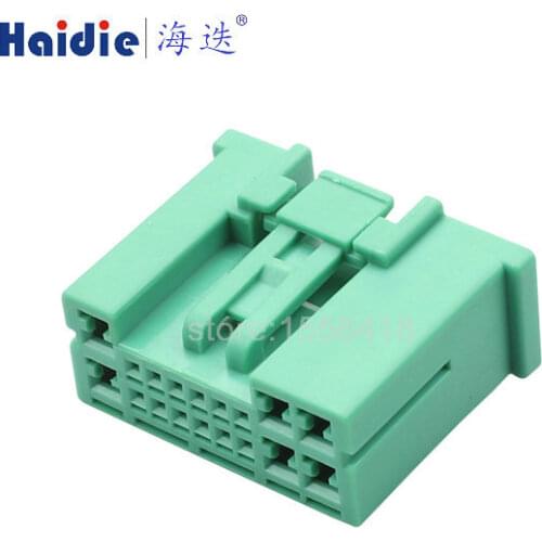 2sets 18pin auto housing electric wiring harness plug unsealed connector 6098-5824