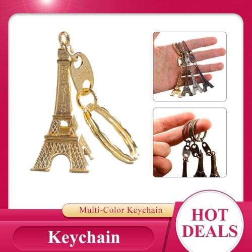 2021 New Dangle Key Chains Paris Retro Mini Eiffel Tower Fashion For Gift Designed Model Cute Key Ring Keyfob Love Keychain Hot