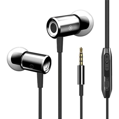 AI-YinRui In-Ear Earphone 3.5mm Metal Version Earphone With Mic For Xiaomi Huawei Samsung LG Mobile Phone