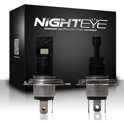 NIGHTEYE H4 9003 Led Car Light Led Auto Bulb 1600LM 12V 80W/Set 6500k With CSP LED Chips Bulb Led Auto Headlight Bulbs