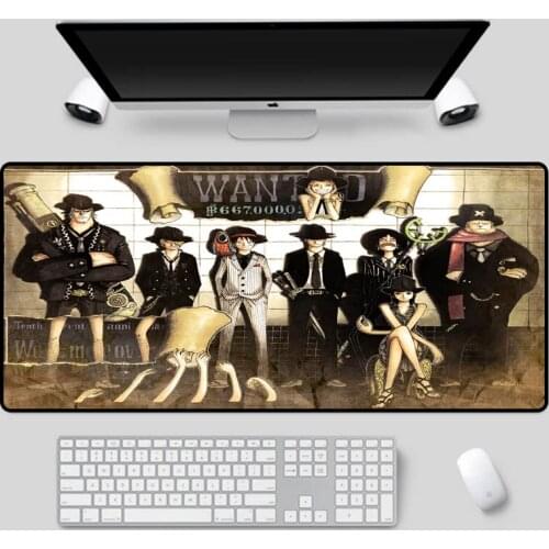 XGZ Large size mouse pad one piece series anime pattern desk pad home office computer keyboard pad