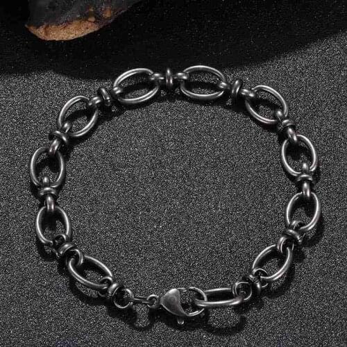 Jewelry Bracelets For Women Men Stainless Steel Bangles Statement Couple Gifts GS0105