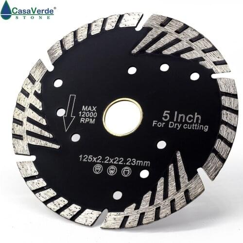 DC-STB5 125mm circular diamond cutting disc with slant protection for stone diamond saw blade