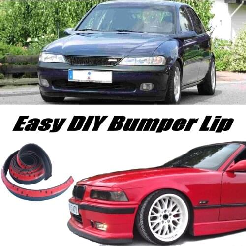 NOVOVISU Bumper Lip Deflector Lips For Opel Vectra A / B / C / D Front Spoiler Skirt For Car View Tune / Body Kit Strip