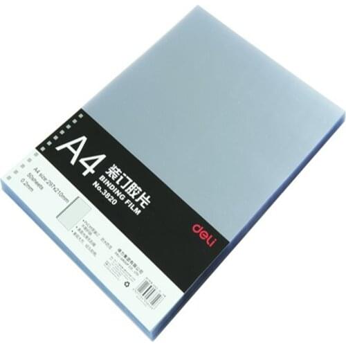 DL 3820 effective binding film A4 transparent PVC film bookbinding cover paper plastic binding cover Teaching equipment student