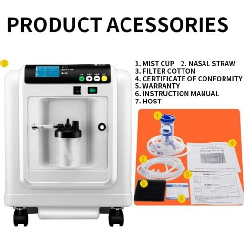 English version Oxygen generator home oxygen machine elderly medical emphysema oxygen machine small portable with atomization