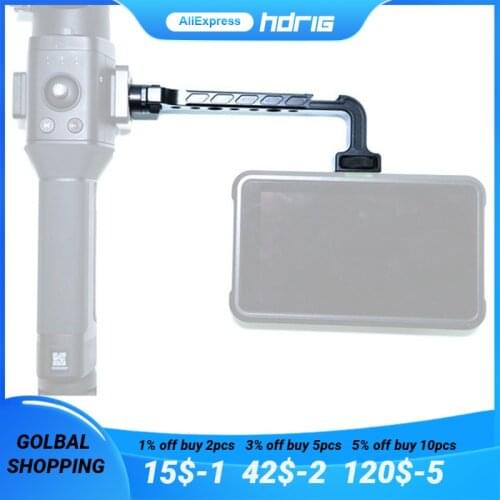 HDRIG Monitor Extension Bracket For DJI Ronin SC Stabilizer Microphone Extension Lever Arm Photo Studio
