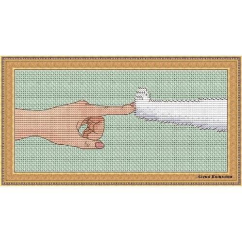 GG Gold Collection Counted Cross Stitch Kit Cross stitch RS cotton with cross stitch no print friendship