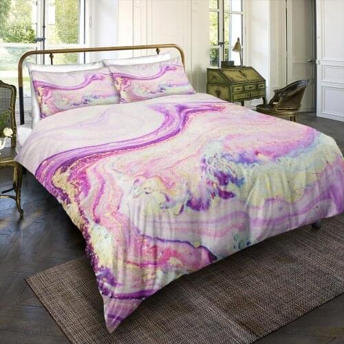 Gold Marble Marble Bedding Set Geometric Duvet Cover Set Comforter Nordic Bed Set Queen King Bed Cover Adults Home Textile