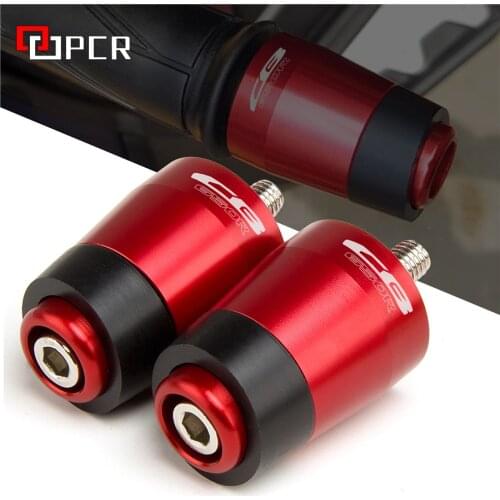 Red Motorcycle Accessories CNC handle grip Handlebar Grips Ends For Honda CB650R CB 650R 2019-2020
