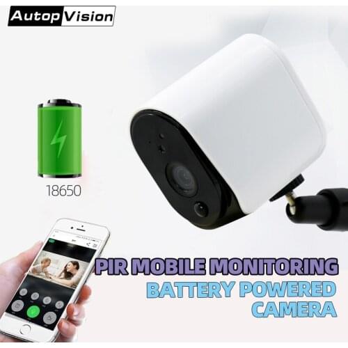 L3 plus Low Power Battery Camera Smart 1080P Night Vision WiFi Cloud storage Waterproof indoor Camera with 2pcs 18650 battery