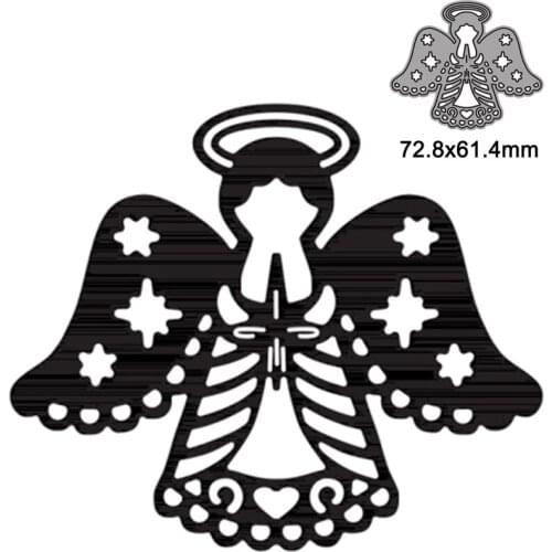 Metal Cutting Die Cut Mold Angel For Scrapbooking Paper Card Making Photo Album Craft Template Mold 2021 New