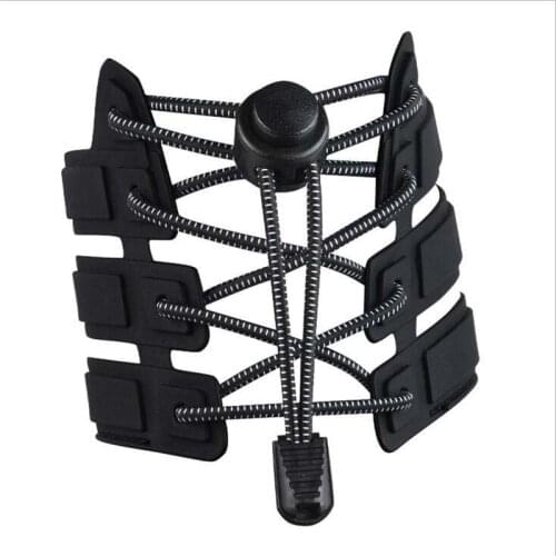 Fashion 1 pair No TIE Lacing System Round Lazy Shoelace Elastic Shoelaces Reflective Locking Laces No Tie Shoelaces Accessories