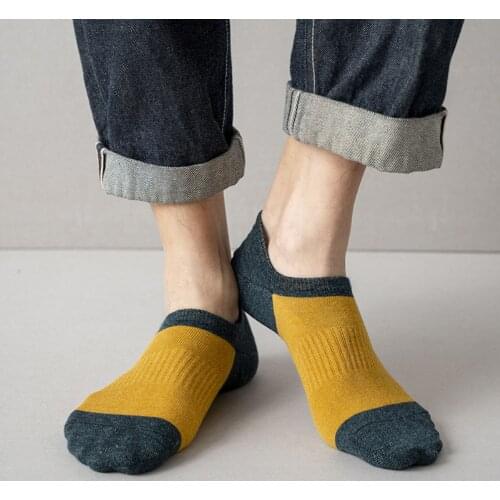 Classic Mens boat socks Retro Style Casual Ankle Socks Boys Spring/Summer Breathable Socks Male Versatile Cotton Short Socks