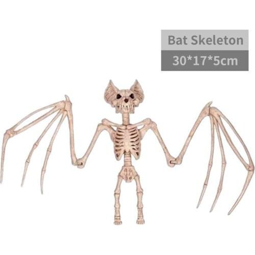 Animal Skeleton Mouse Table Decor Party Decortaion Prop Spider Bat Creepy Toys Haunted House Plastic Bar Halloween Props