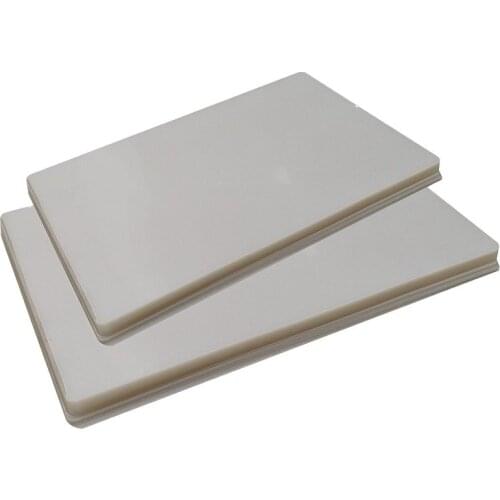 20SHEETS 50 micron A4 Thermal Laminating Film PET Photo Files Card Picture PVC Clear Glossy 2Flap Lamination Film Plastic Film