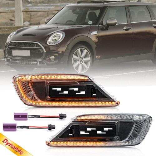 Sequential Led Side Marker Blinker Repeater Light For Mini Cooper And S F54 Clubman 2016-2021 Amber Turn Signal Indicator Lamps