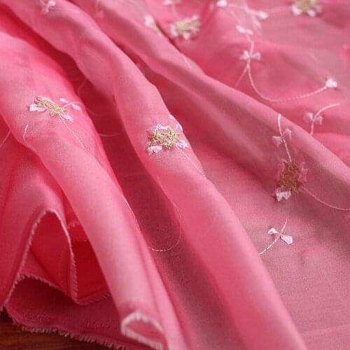 Fabulous Lace Fabric Flower Embroidered Fabric Dress Bridal Veil Floral Lace Fabric 59.1 Inches Wide 1 Yard