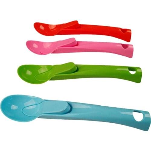 PP Plastic Ice Cream Scoop Ice Ball Maker Frozen Yogurt Cookie Dough Meat Balls Cream Spoon Watermelon Spoon Kitchen Tool