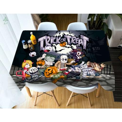 Skeleton Bandage Tablecloth Table Cover Rectangle Wedding Party Banquet