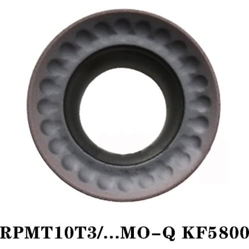 RPMT1204MO-Q RPMT10T3MO RPMT08T2MO KF5800 original carbide inserts for cnc turning tool holder SRDPN lathe cutter RPMT