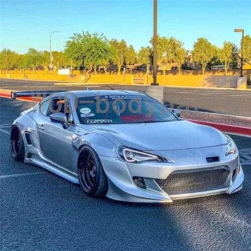 For Toyota GT86 Subaru BRZ Rocket Rabbit 3 generation FRP Black Front Lip Spoiler Side Skirts Rear Diffuser Rear Spoiler Bumper