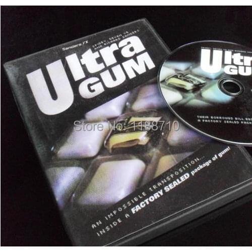 Ultra Gum with DVD and Gimmick - Coin&Money Magic, Magic Trick