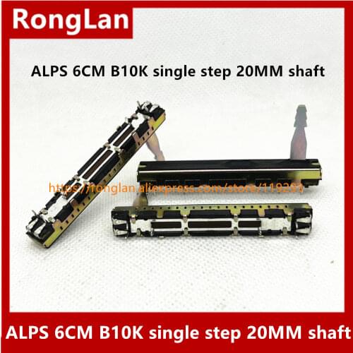 Japan ALPS 6 cm 60MM Slide Potentiometer 449C-09369034 10KB associated with a single step 15MM hanlde