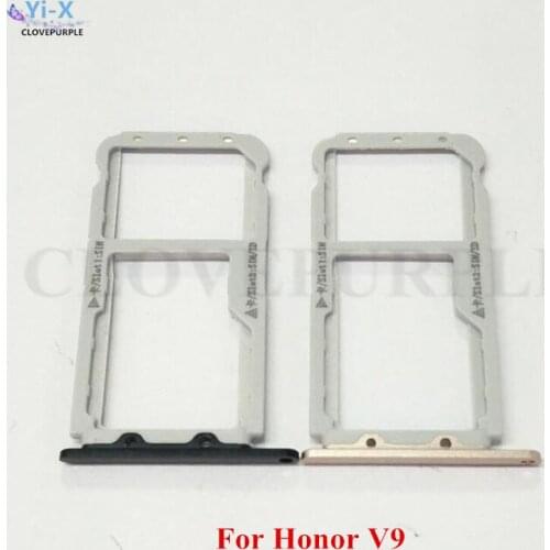 1PC Nano SIM Card Slot Tray Micro SD Card Holder Slot Adapter For Huawei Honor V9 / honor 8 pro