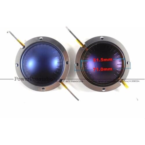 2Pcs/lot 51.5mm voice coil Diaphragm For Tweeter Speaker Repair parts Aluminum wire