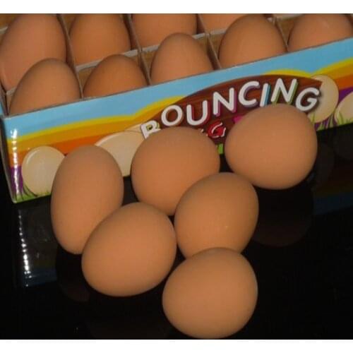 3pcs Super Rubber Fake Egg (Red or Red) Stage Magic Tricks Appear Vanishing Egg Magia Close Up Magic Accessories Gimmick