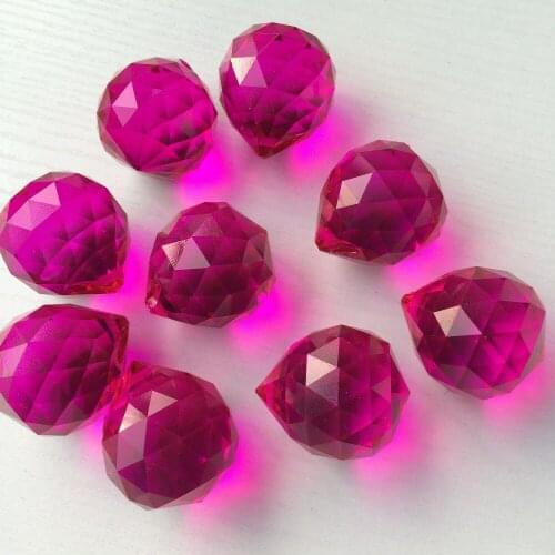 50pcs/lot 30mm crystal faceted balls crystal chandelier parts,lighting prism pendants wedding decor & X-MAS event party supplie