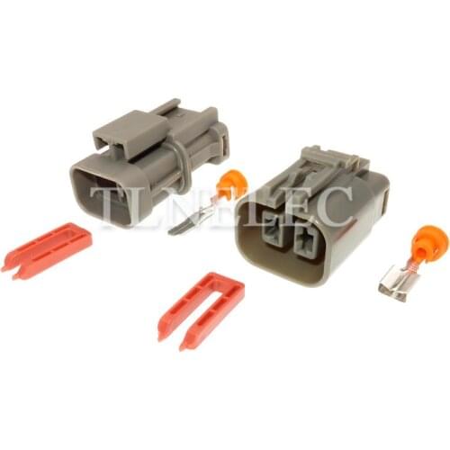 7223-6224-40 7122-6224-40 6.3mm 2 Pin Way Male Female Waterproof Engine Cooling Fan Plug Auto Generator Plug