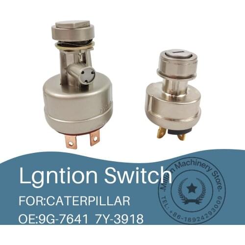 9G-7641 7Y-3918 Lgntion Switch Coil System for Group Fits CATERPILLAR Excavator E320C E320B Accessories Preheating Function Key