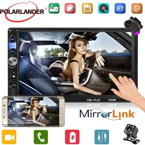 2din Touch Screen polarlander MP5 Player 7‘’ Bluetooth Mirror Link Car Radio Autoradio for Android