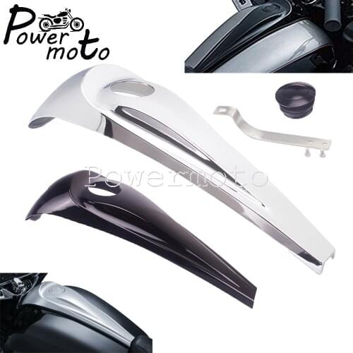 Chrome Motorcycle Dash Fuel Console Cover&Gas Tank Cap For Harley Touring Road Electra Glide Ultra Classic Limited Low 08-2017