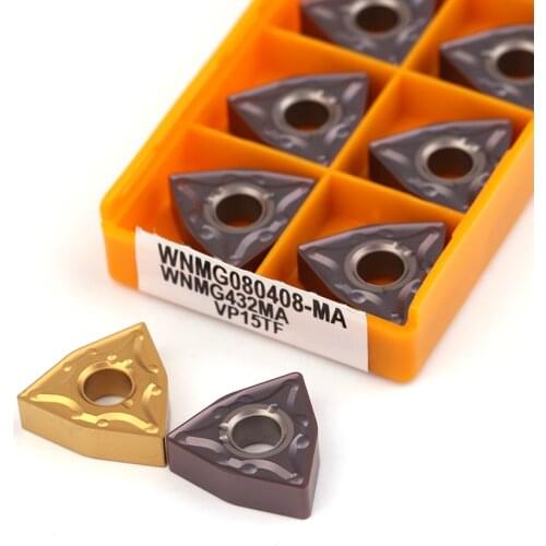 WNMG080404 WNMG080408VP15TF UE6020 US735 external turning tool carbide inserts high quality lathe tool cutting tools