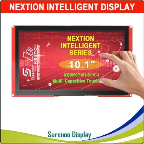 10.1" NX1060P101 Nextion Intelligent HMI USART UART Serial TFT LCD Module Display Resistive / Capacitive Touch Panel for Arduino