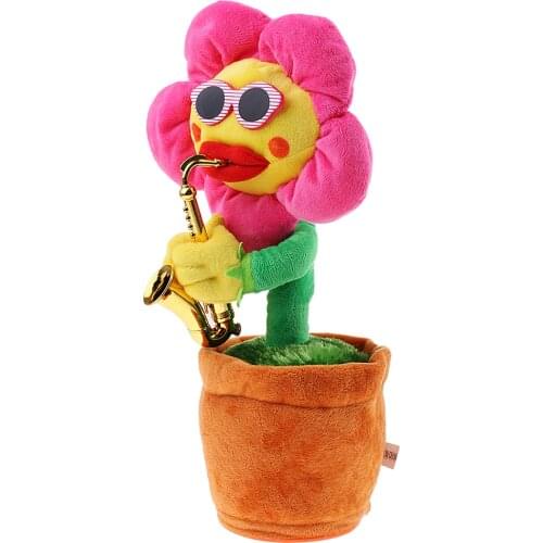 Musical Singing Dancing Sunflower - Singing Dancing Plush Doll Toy Kids Birthday Gift