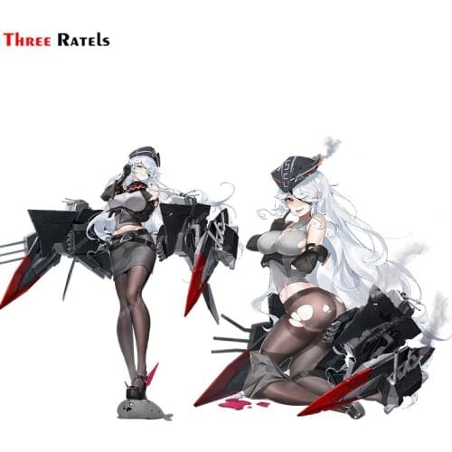 Three Ratels A668 Cool Admiral Scheer Blue Oath Sticker For Volkswagen Laptop Luggage Guitar Cap Decor Decal