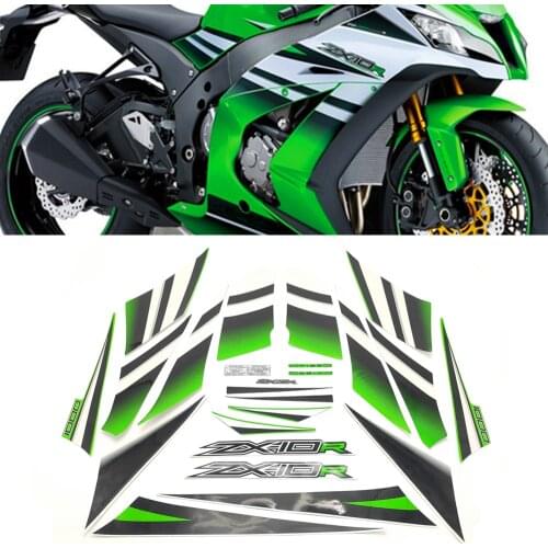 For Kawasaki Ninja ZX10R Sticker ZX 10R 2015 Full Kit Decal High Quality Motorcycle Protector Racing 30th Decorative Protector