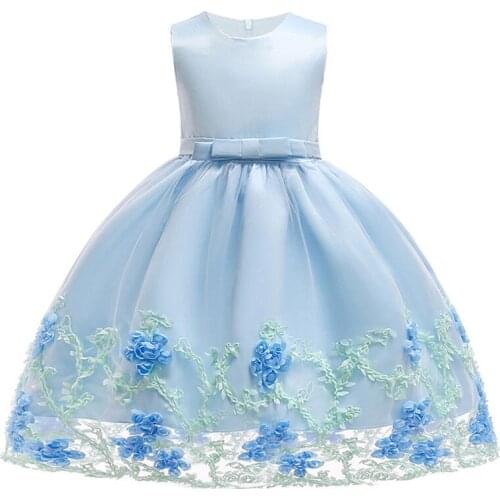 Baby girl dress sweet applique net gauze princess dress party dress formal dress christening dress wedding dress dress for girl