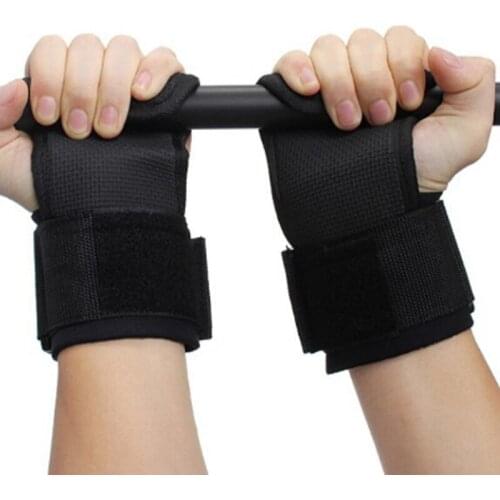 1 Pair Weightlifting Hand Belt Anti-slip Sport Fitness Wrist Wraps Straps Gym Support Lifting Grip Belt Fitness Bodybuilding