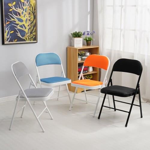Home Office Chair Training Chair Folding Chair Conference Chair Training Student Computer Chair Plastic Chair Stool White Stool