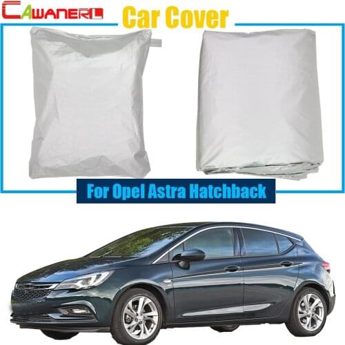 Cawanerl Outdoor Car Cover Rain Snow Sun Resistant Protection Anti UV Cover For Opel Astra Hatchback