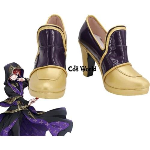 Twisted Wonderland Riddle Rosehearts Ceremonial Robes Games Customize Cosplay High Heels Shoes