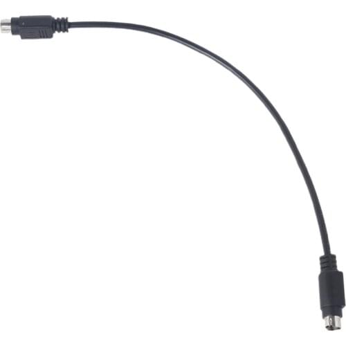 H7JF High Quality PS/2 Copper Core Wire Extension Cable Male To Male Power Cord Wire 1 Ft/11.81in for Keyboard Mouse PC