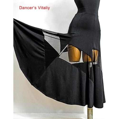 Modern Dance Female Adult New Elegant Skirt National Standard Dancewear Sexy Woman Big Swing Skirt Performance Clothing