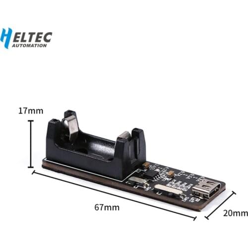 1S 14250 battery charging board/Protection board for lipo/lifepo4 battery /Type-C port