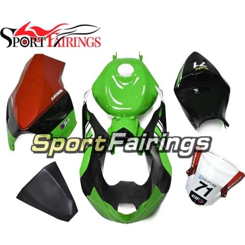 ZX-6R 13-17 Fiberglass Racing Full Fairings For Kawasaki ZX6R 636 2013 2014 2015 2016 2017 Motorcycle Green Red Black Hull